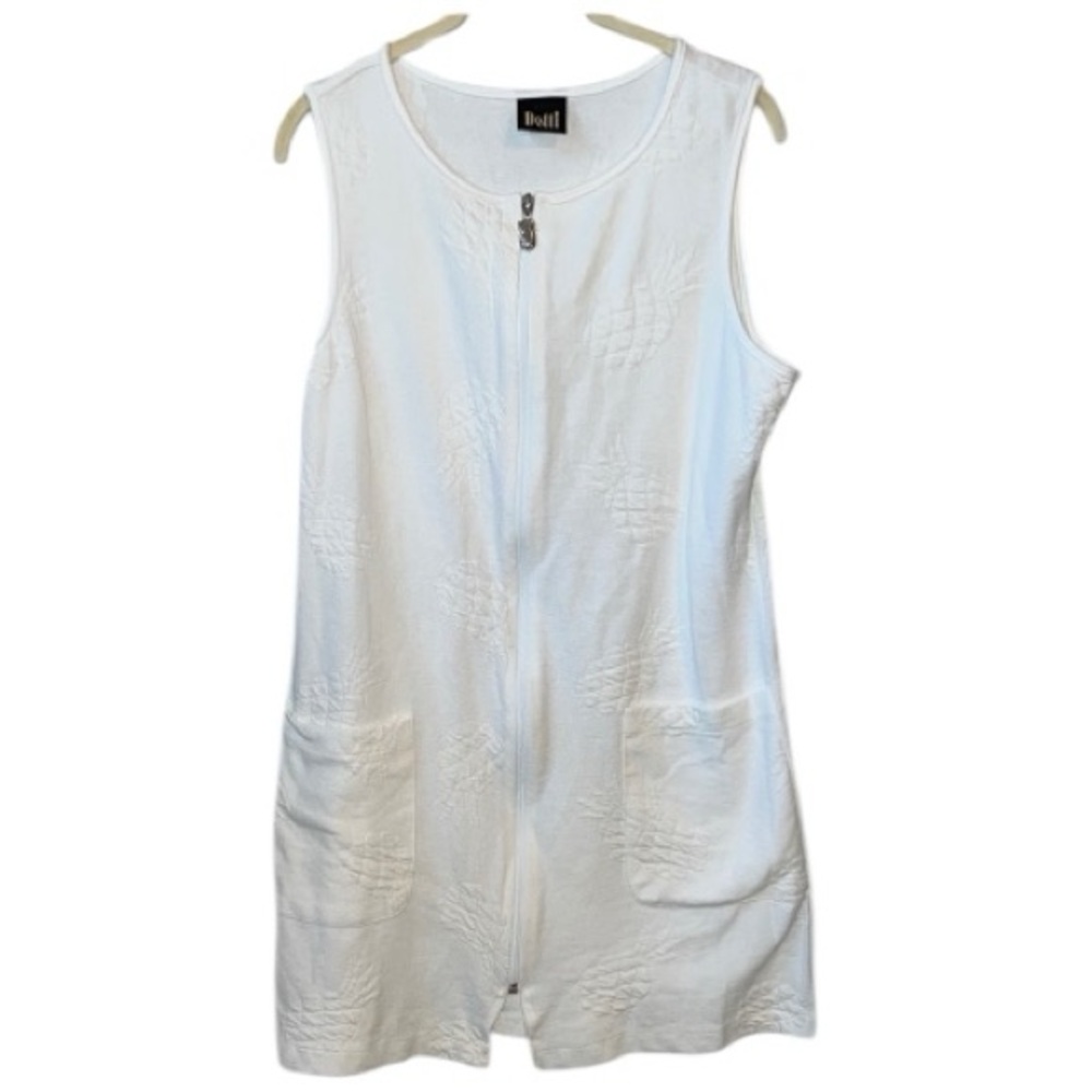 Dotti Pineapple Sleeveless Swim Cover-Up Size M